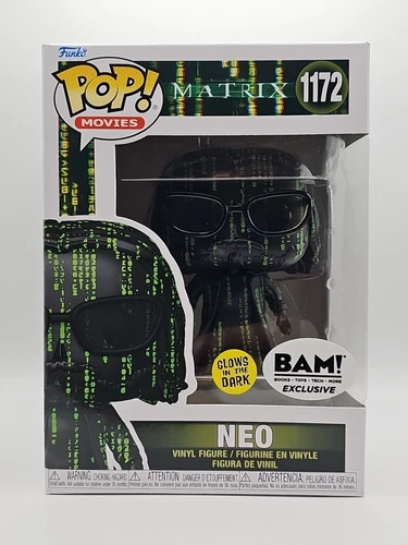 Funko Pop! Vinyl: The Matrix - Neo (Glows in the Dark) Exclusive W Protector 