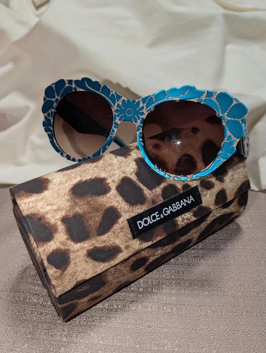 Authentic new with tags Dolce & Gabbana Blue Cat-Eye Sunglasses Dolce&Gabbana Women main image 3
