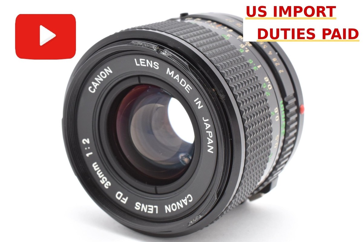 Exc+5] Canon New FD NFD 35mm f/2 MF Wide Angle Lens From JAPAN | eBay