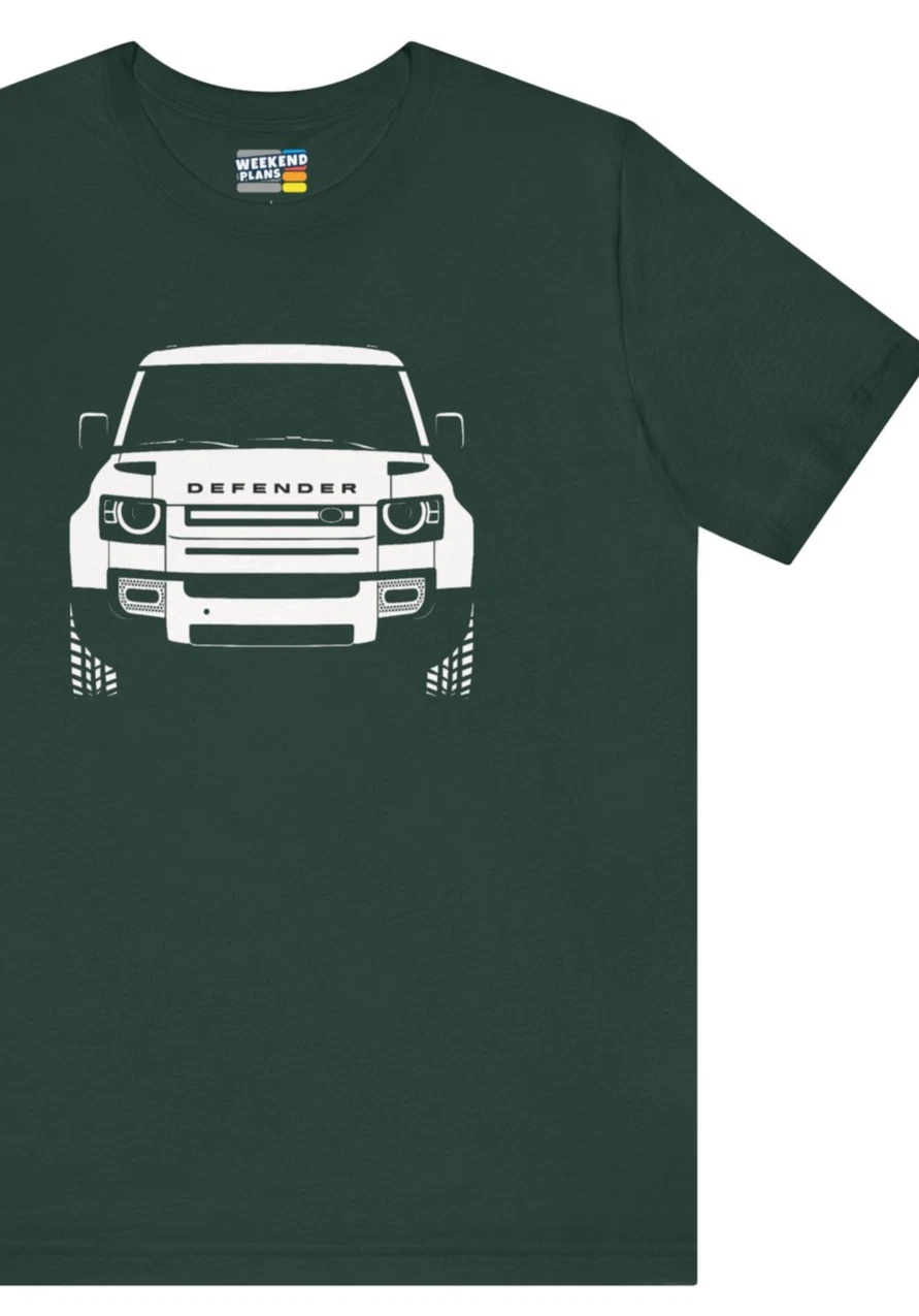 New Land Rover Defender Shirt w/ Front Silhouette: 2020 to 2025 90 / 110 / 130