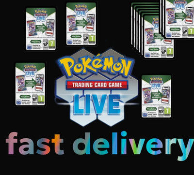 ~~PICK YOUR SET!~~ 10x Code Lot Pokemon TCG Live Booster Pack - DIGITAL DELIVERY