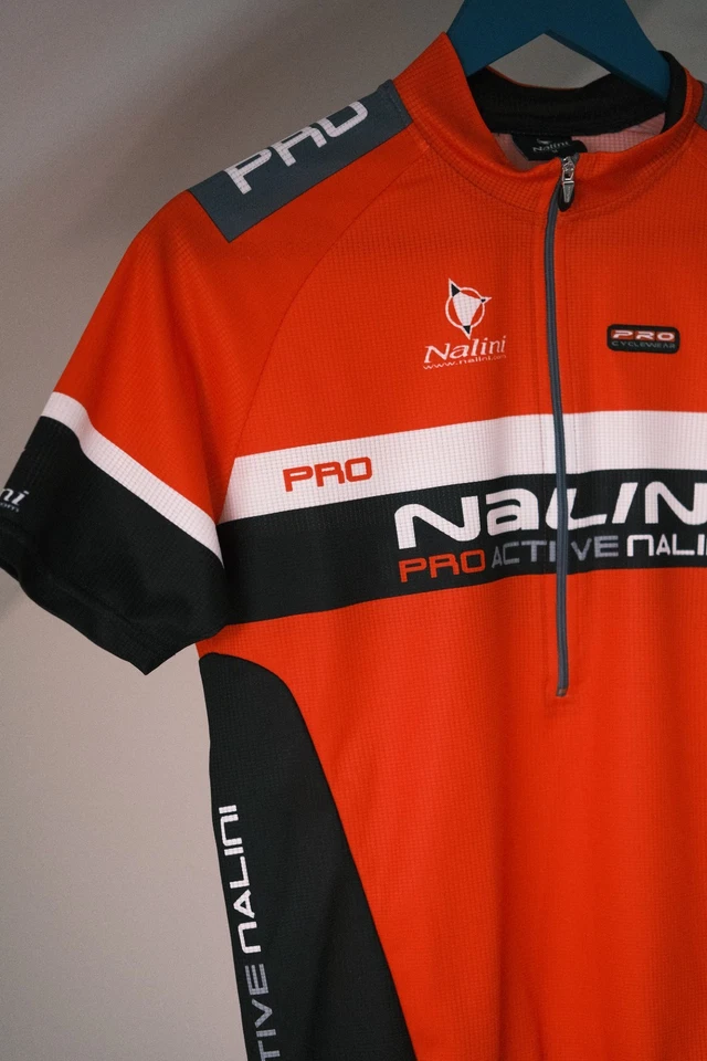 Велосипедная майка Nalini Pro Active мужская с красным и черным вырезом на молнии размер M - Изображение 4 из 4