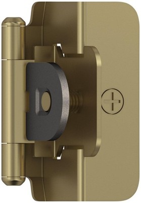 Amerock BP8704 Functional Hardware 1/2 Inch Overlay Surface Mount - Gold