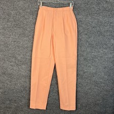 Vintage Bend Over By Levis Strauss Womens Pants Size 8 Peach High Rise Pleated