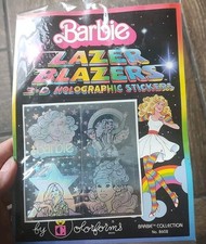 VINTAGE MATTEL LAZER BLAZERS BARBIE 3-D HOLOG...