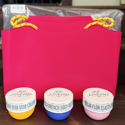 Sol de Janeiro Body Cream Set 3x 5 fl oz/150 mL Bum Bum, Beija Flor, Delicia