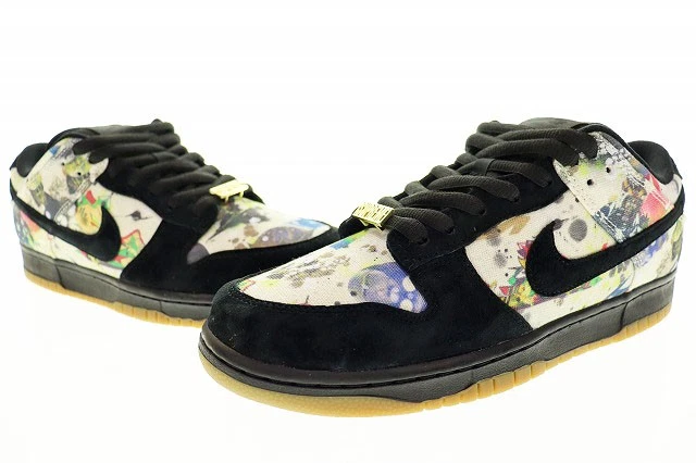 Homme 10.0US Sb Dunk Low Og Qs Rammellzee 2023 Fd8778 001 Noir