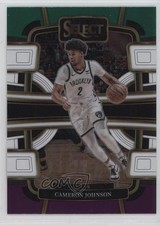 2023-24 Panini Select Concourse Green White Purple Prizm Cameron Johnson #12 k6j
