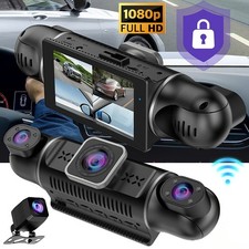 4 Channel WiFi 360° 4K Dash Cam Front Rear Inside Car Camera Dash Cam 1080P