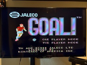 NES GOAL! (1989) w/ Manual - TESTED/WORKING