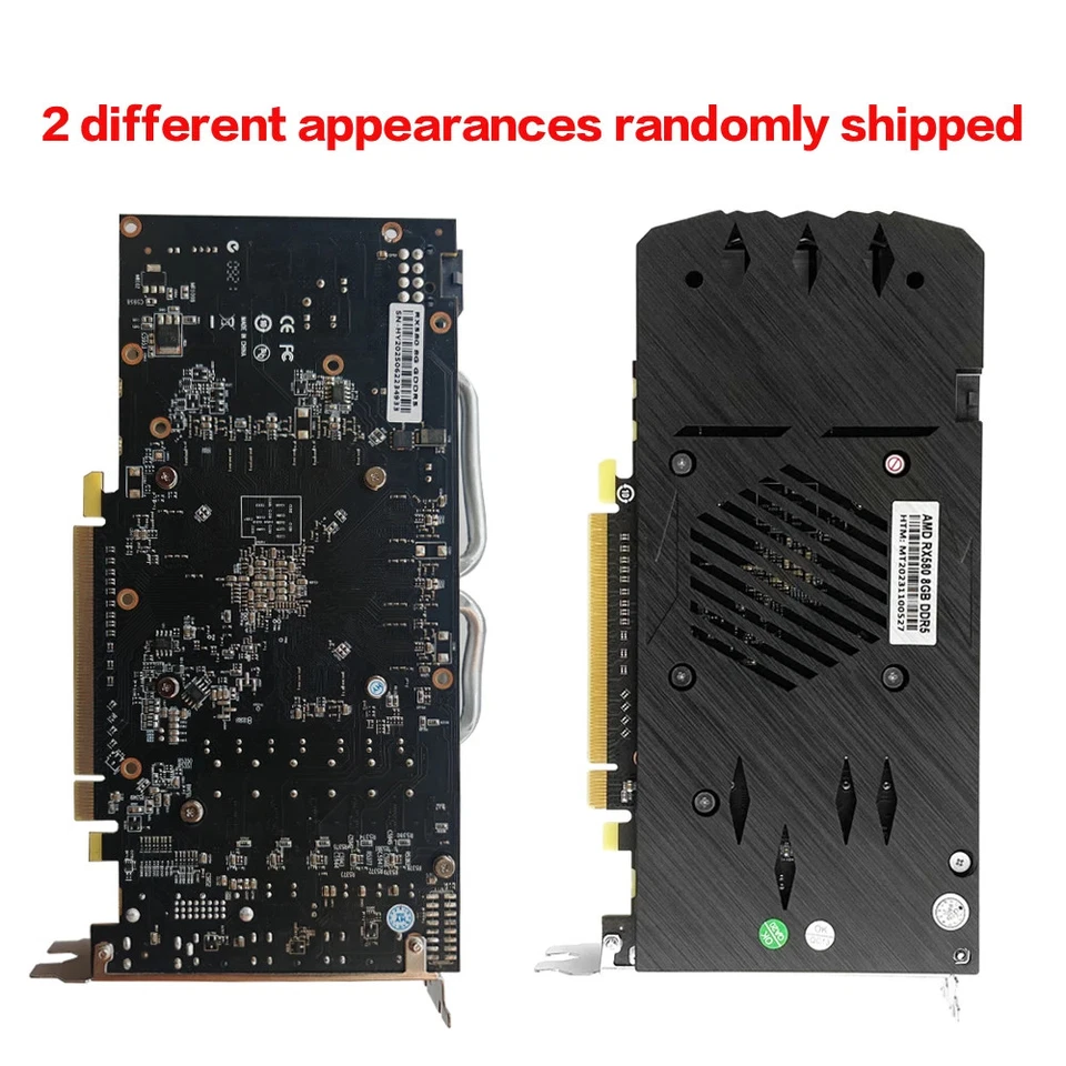 AMD RX 580 8GB 2048SP Gaming Graphics Card GDDR5 256Bit PCI-E 3.0 ×16 8Pin Radeo - Image 2 of 4