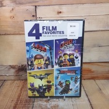 Lego Movie Collection 4 Film Favorites DVD Sealed Family Kids Animation