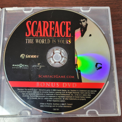 (Bonus Disc, No Game) Scarface World Is Yours Collector's Edition Playstation 2