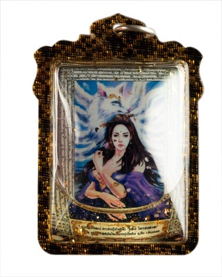 Amulett Kitsune Huli Jing Gumiho - Fuchs 9 Schwänze Ajarn Meng # 3061