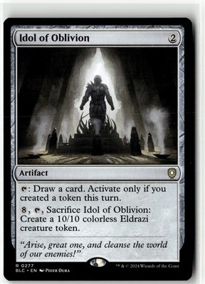 Idol of Oblivion R Commander: Bloomburrow 277 Normal NM