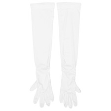 1 Pair UV Sun Protective Gloves for Women, White