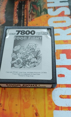 Food Fight (1987) ATARI 7800 VCS (Modul / Cartridge) working 8-bit