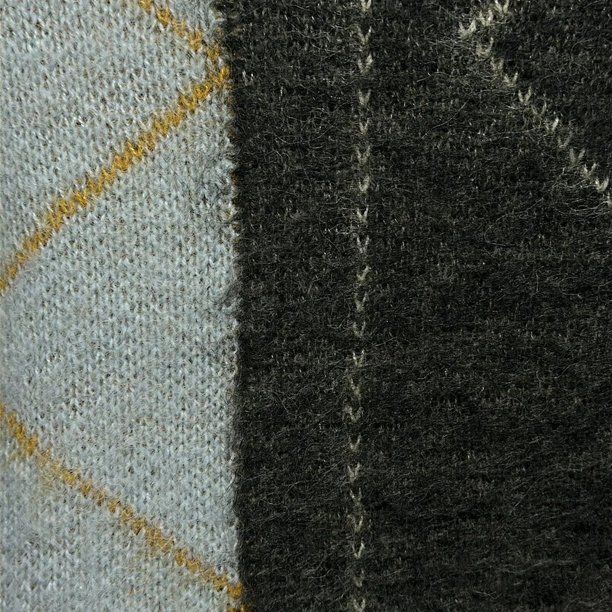 AMERI - Dark Gray Light Blue Multi Women's Sweater - image 6