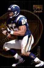 Junior Seau 1996 Zenith #Z-53 Chargers NFL READ FREE SHIPPING AutographDen