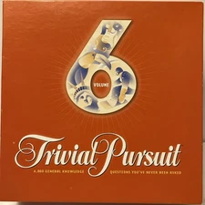 TRIVIA PURSUIT ~ VOL. 6 ~ BOARD GAME ~ PARKER BROTHERS ~ COMPLETE ~ 2003