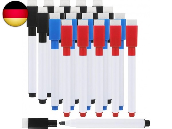 20 StüCk Whiteboard Stifte Whiteboard Marker Abwischbar Whiteboard Marker Mit-image