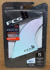 FCS II SKY BROWN SMALL TRI FINS SET SEAFOAM/ LAVENDER- BRAND NEW.