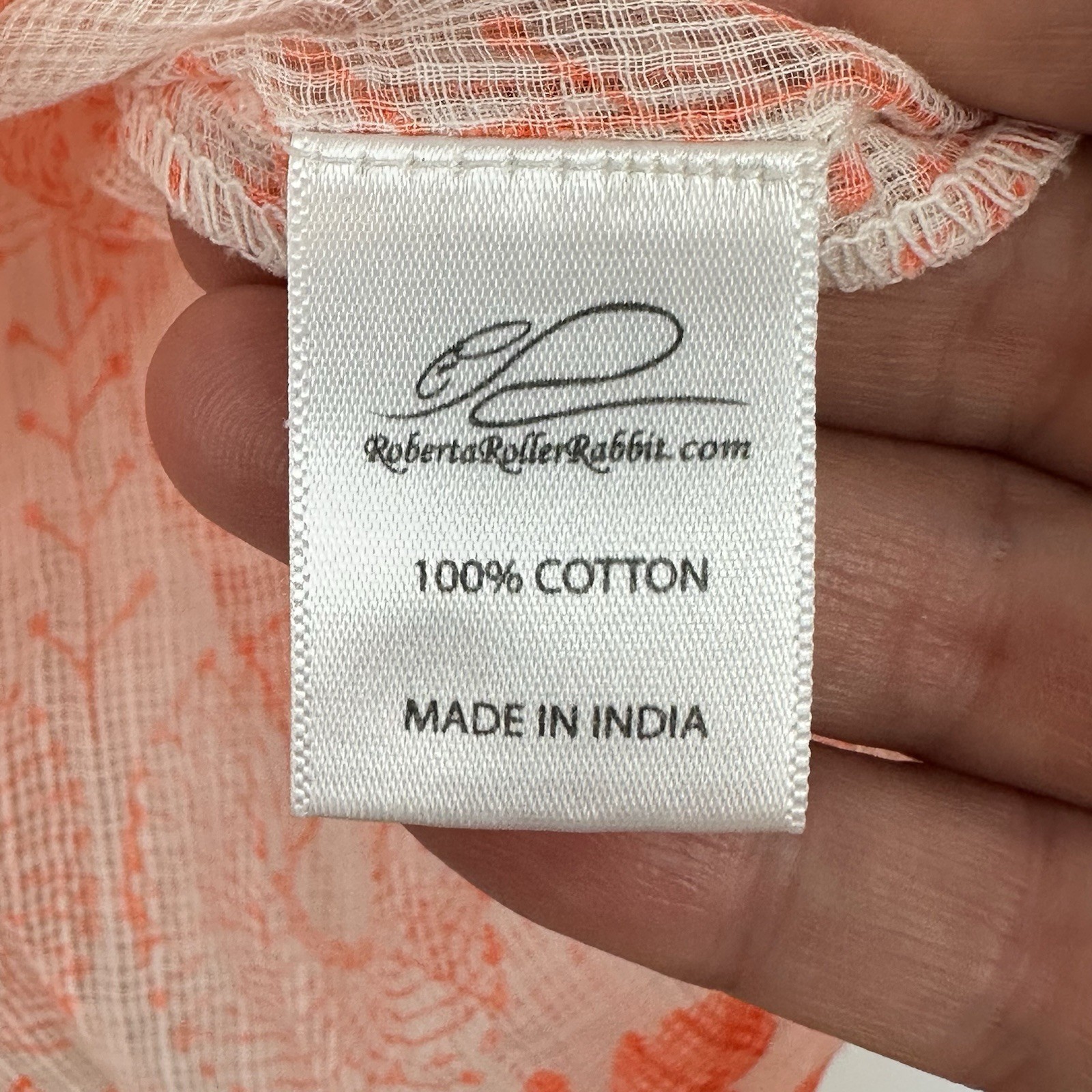 Roberta Roller Rabbit Oversized White Tassle Frin… - image 8