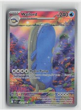 Wailord 162/159 Pokemon Journey Together Illustration Rare Holofoil NM on eBay