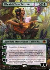 X 1 Ellywick Tumblestrum NM-M Borderless AFR 286 MTG Magic The Gathering
