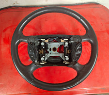 99-04 Ford Mustang Leather Steering Wheel Gt Mach 1 Oem Charcoal Nice Condition 99-04 Ford Mustang Leather Steering Wheel Gt Mach 1 Oem Charcoal Nice Condition