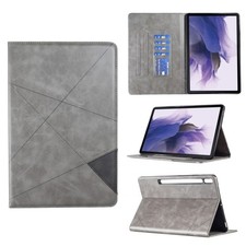 For Samsung Galaxy Tab S7 FE/Tab S7 /Tab S8 Prismatic Leather Tablet Case Cover