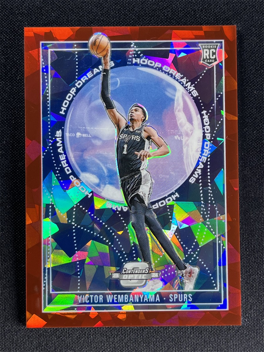 2023-24 Contenders Optic Victor Wembanyama #19 Red Ice Hoop Dreams RC /175