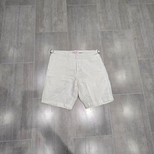 Orlebar Brown White Norwich Chino Shorts - Size 32. RRP £225