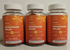 3 Pk Amberen Menopause  for Women, Zesty Orange  Multi-Symptom Relief 60 Gummies