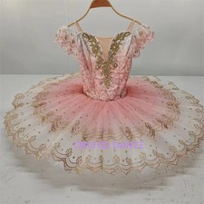 7 Layers Kids Girls Women Fairy Performance Wear Pink Red Ballet Tutu Costumes