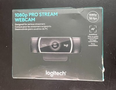 Logitech Pro 1080p Stream Full HD Webcam - Black C2920 Logi New 5391