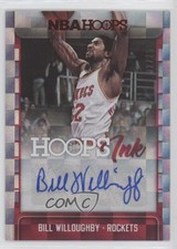 2017-18 Panini NBA Hoops Hoops Ink Red 2/25 Bill Willoughby #HI-BWL Auto 4l3