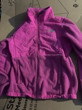 THE NORTH FACE FULL-ZIP DENALI JACKET - PINK/FUSCHIA - GIRLS LARGE 14-16 