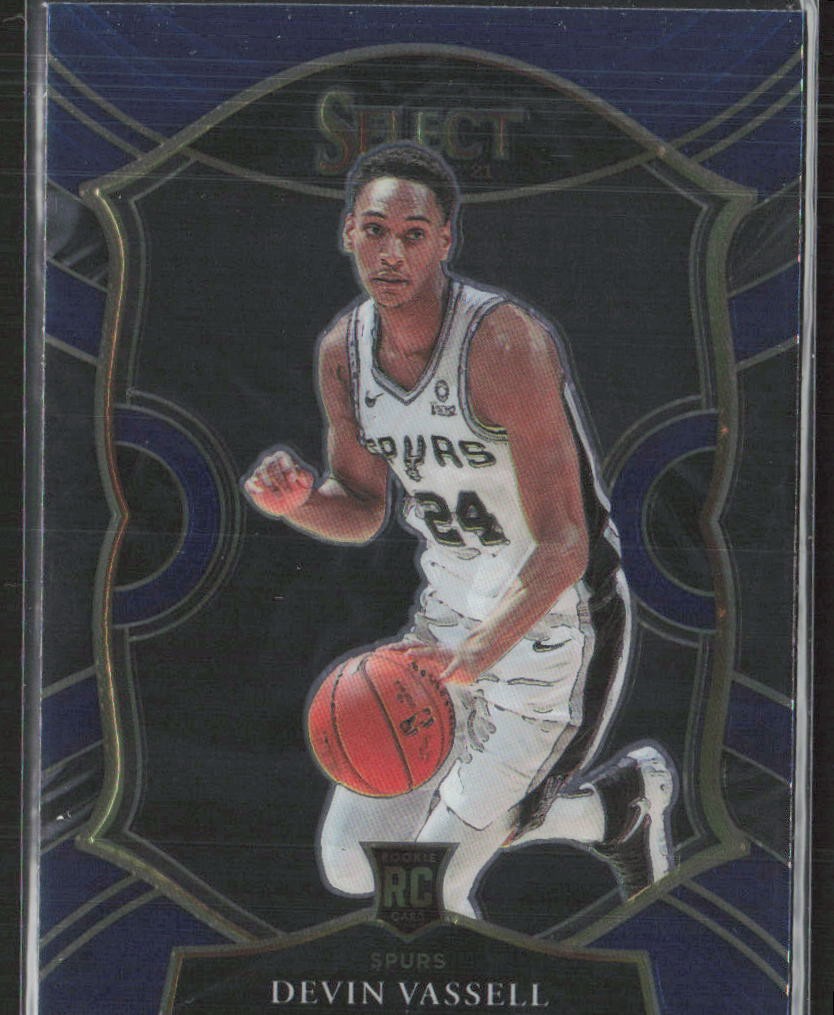 2020-21 Panini Select #71 Devin Vassell Blue RC Spurs (B3)