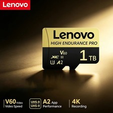 Lenovo High Endurance Pro Micro SD Card V60 A2 High Speed 4K with Adapter