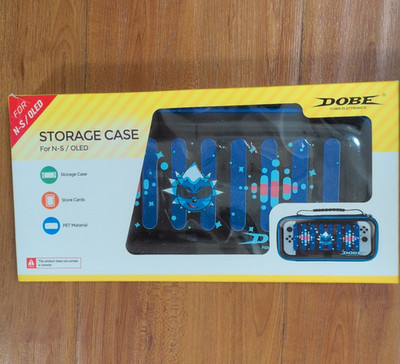Dobe PET Storage Case for Nintendo Switch OLED 10 Game Cards Blue TNS-11879