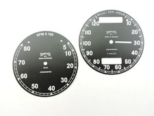 2 New Smiths Chronometric Tach Speedo Dials Faces Bsa Super Flash 650 20894rs