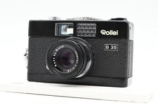 Rollei B 35 Film Camera w/40mm f3.5 Triotar Lens B35 Black #539