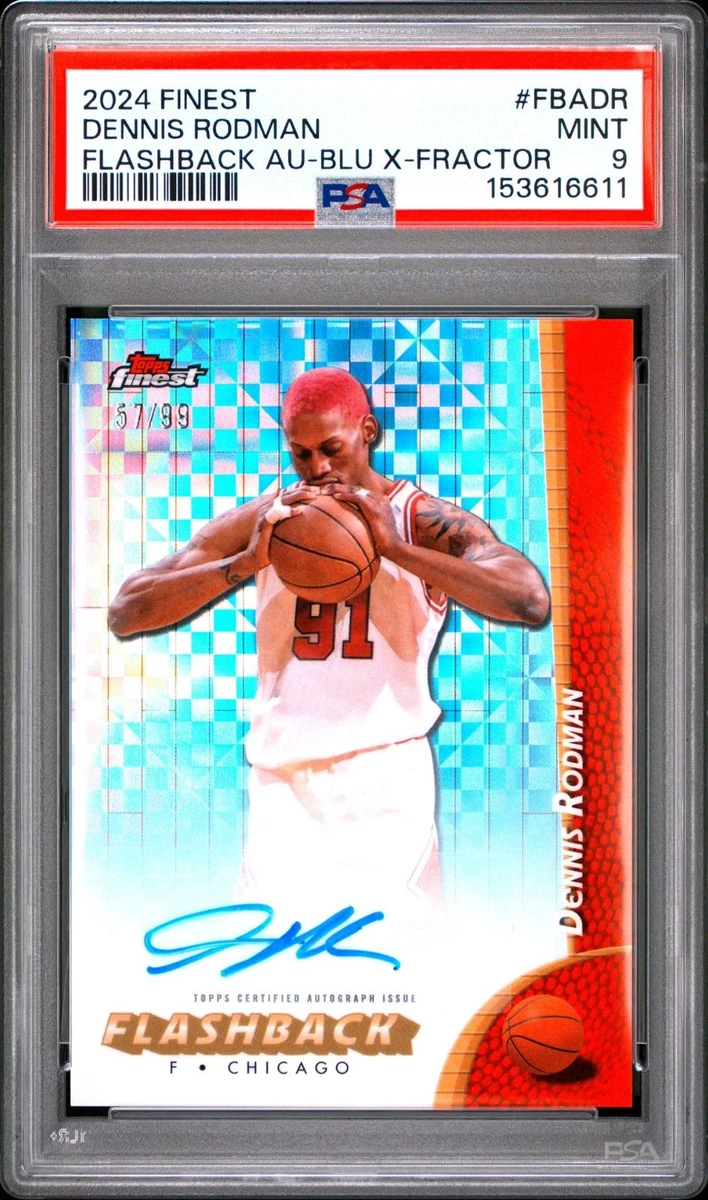 Topps Dennis Rodman Basketball Serial Numbered Sports Trading