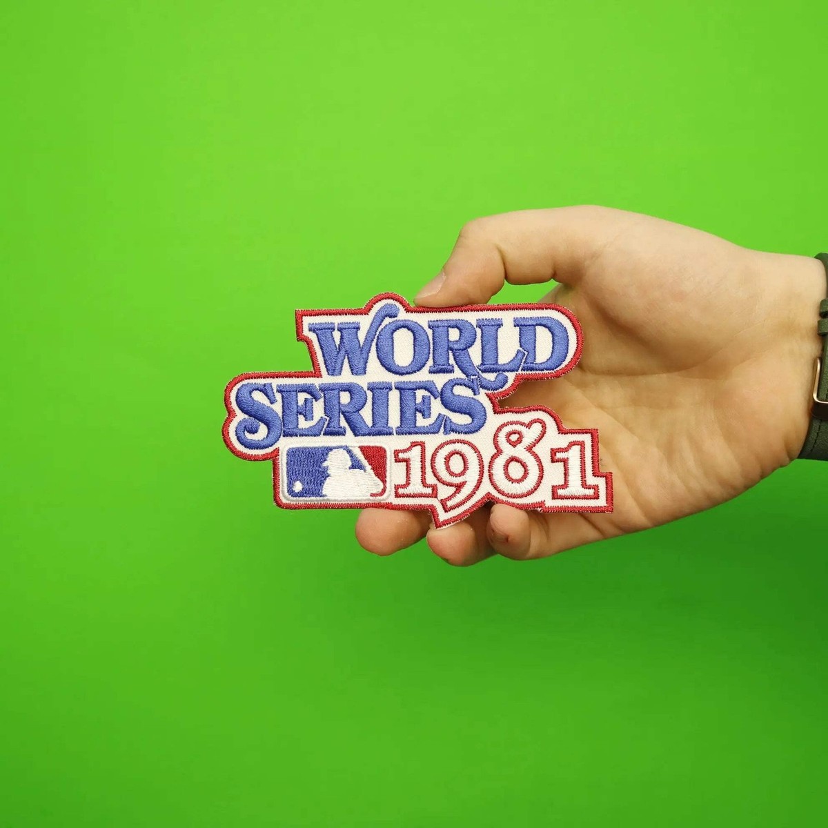 1981 World Series Logo Jersey Patch New York Yankees Los Angeles