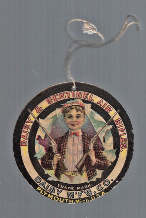 Vintage Ad Card from the Daisy & Sentinel Air Rifle Co. from early 1900's - VG