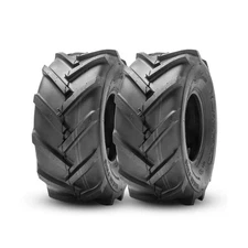 HALBERD Set of 2 15x6.00-6 Tractor Tires Lawn Mower Garden Tires 4PR Great Tr...