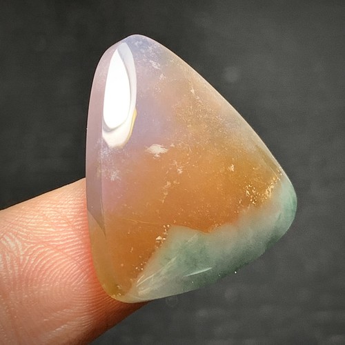 Rare Opalized Coral Fossil Chalcedony Cabochon 24x24x6mm High Quality 22.5 ct - Picture 4 of 6