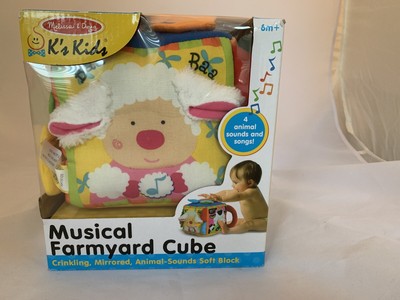 melissa & doug musical farmyard cube