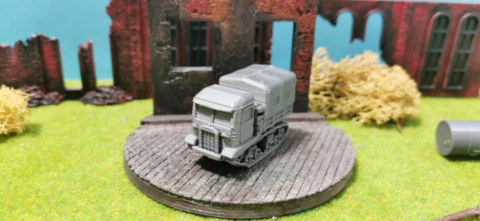 STZ-5 Rimorchiatore D'Artiglieria Russo WOT Russia Kit 1/87 1/72 - Immagine 2 di 4